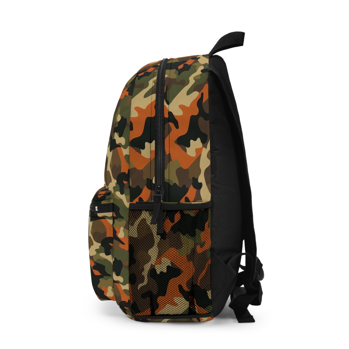 Orange Camo Backpack