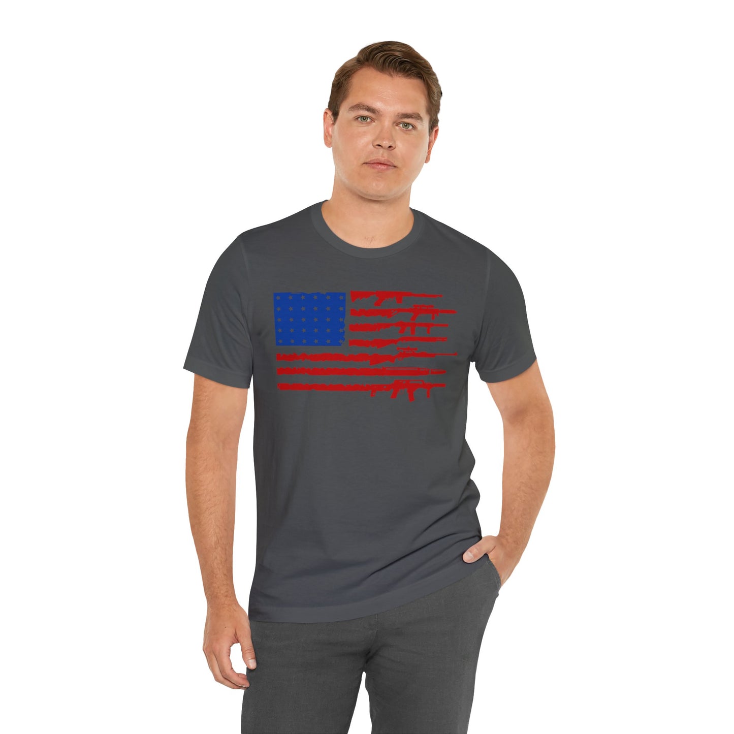 American Flag Guns T-Shirt