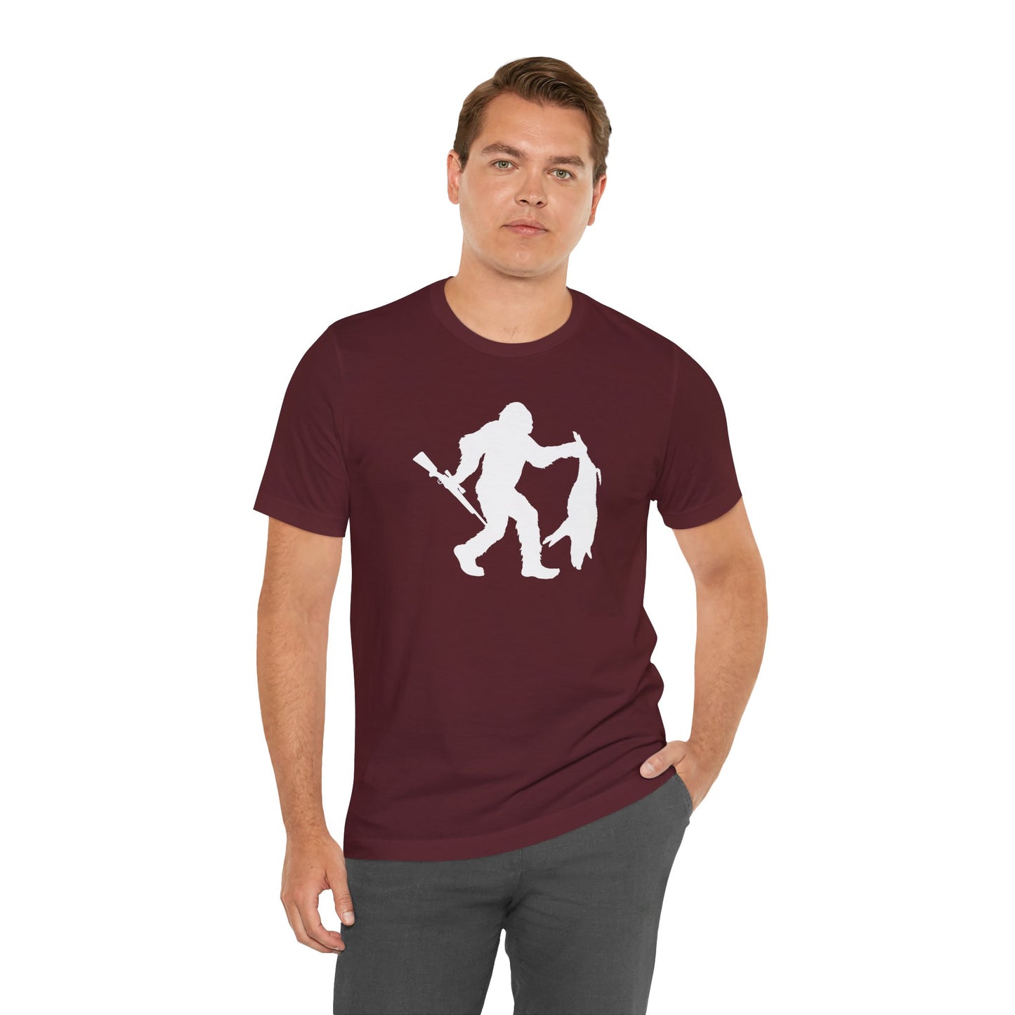 Bigfoot Carrying Hog T-Shirt