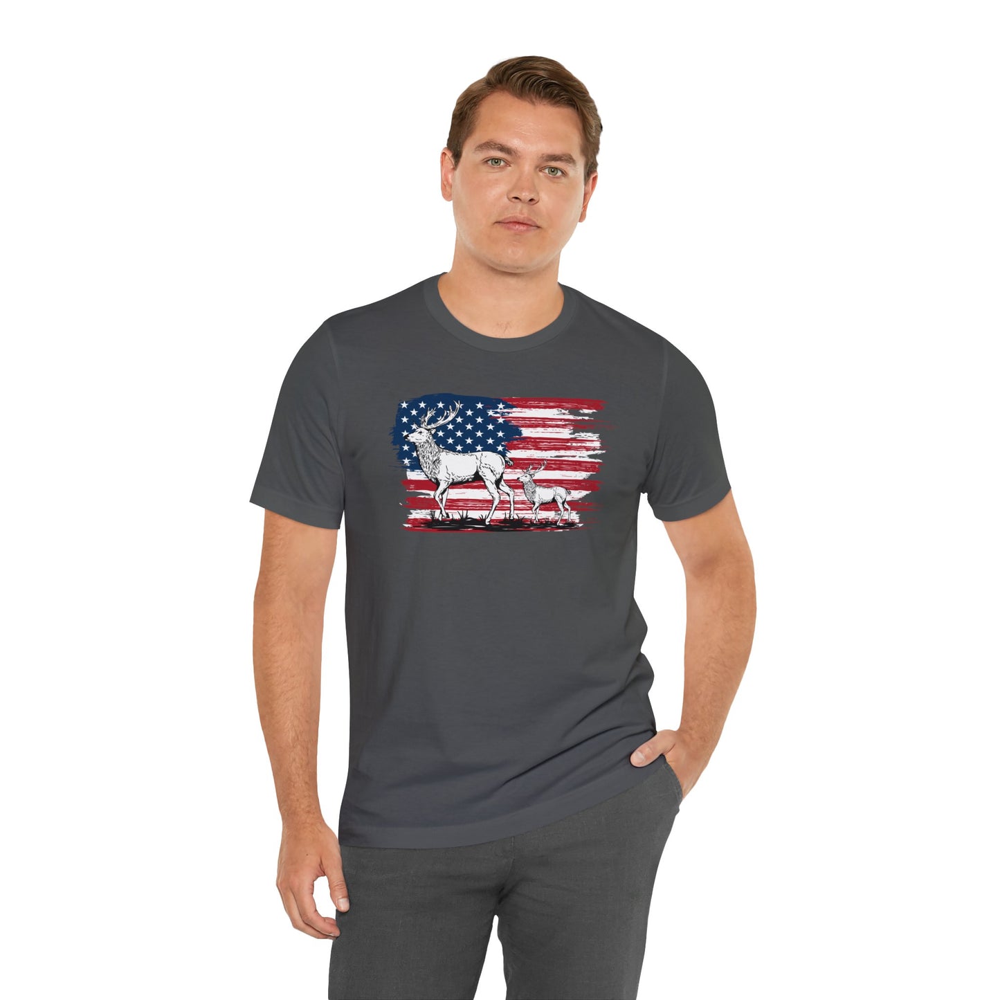 Hunting American Flag T-Shirt