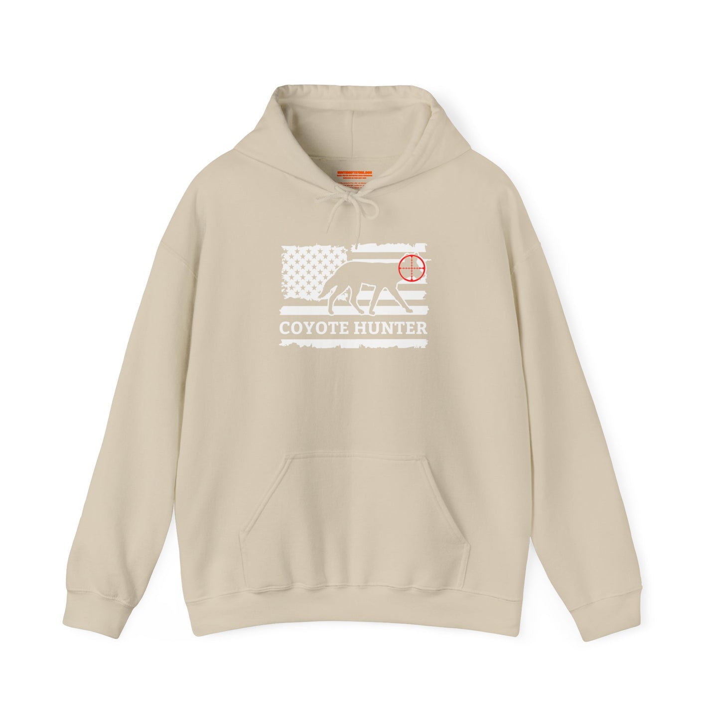 American Flag Coyote Hunter Hooded Sweatshirt