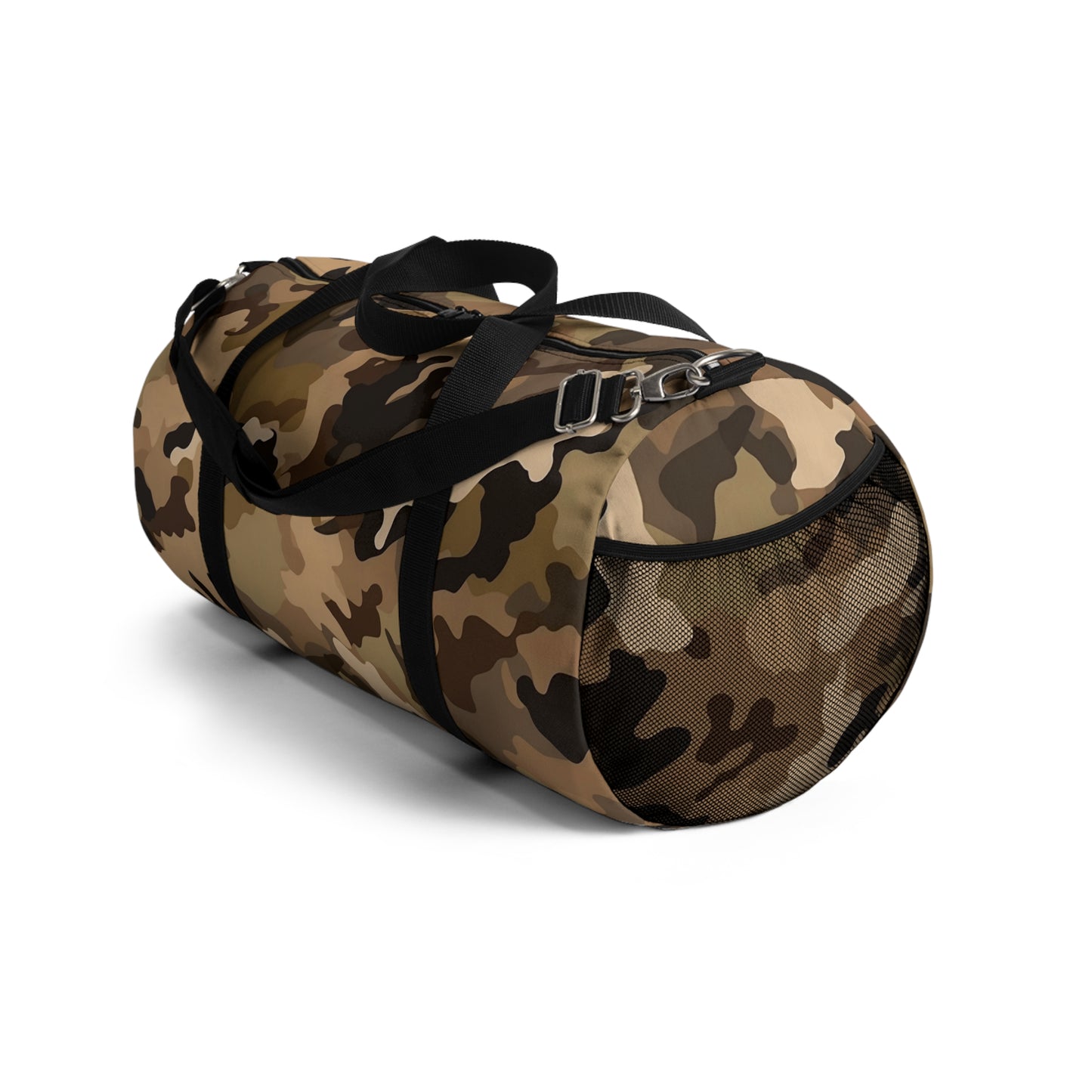 Brown Camo Duffel Bag