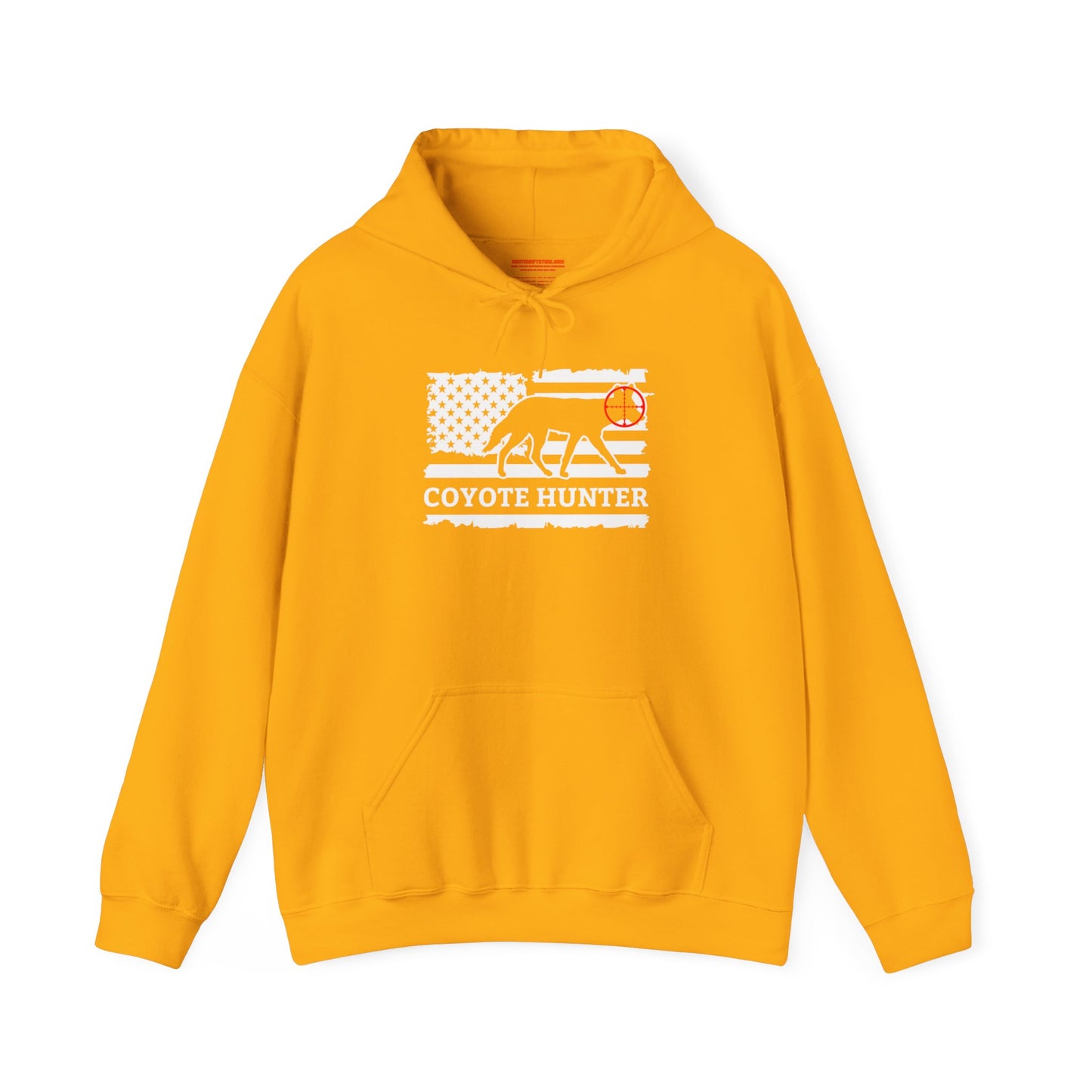 American Flag Coyote Hunter Hooded Sweatshirt
