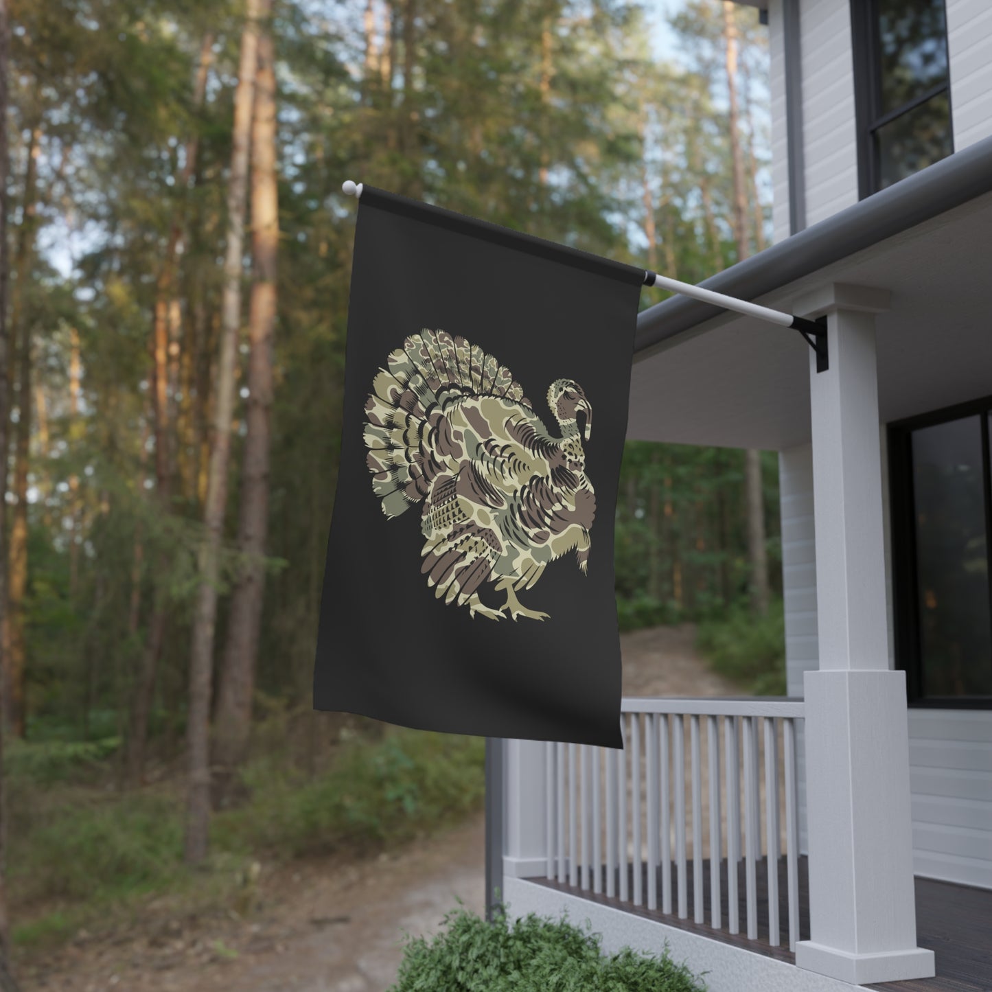 Camo Turkey Flag