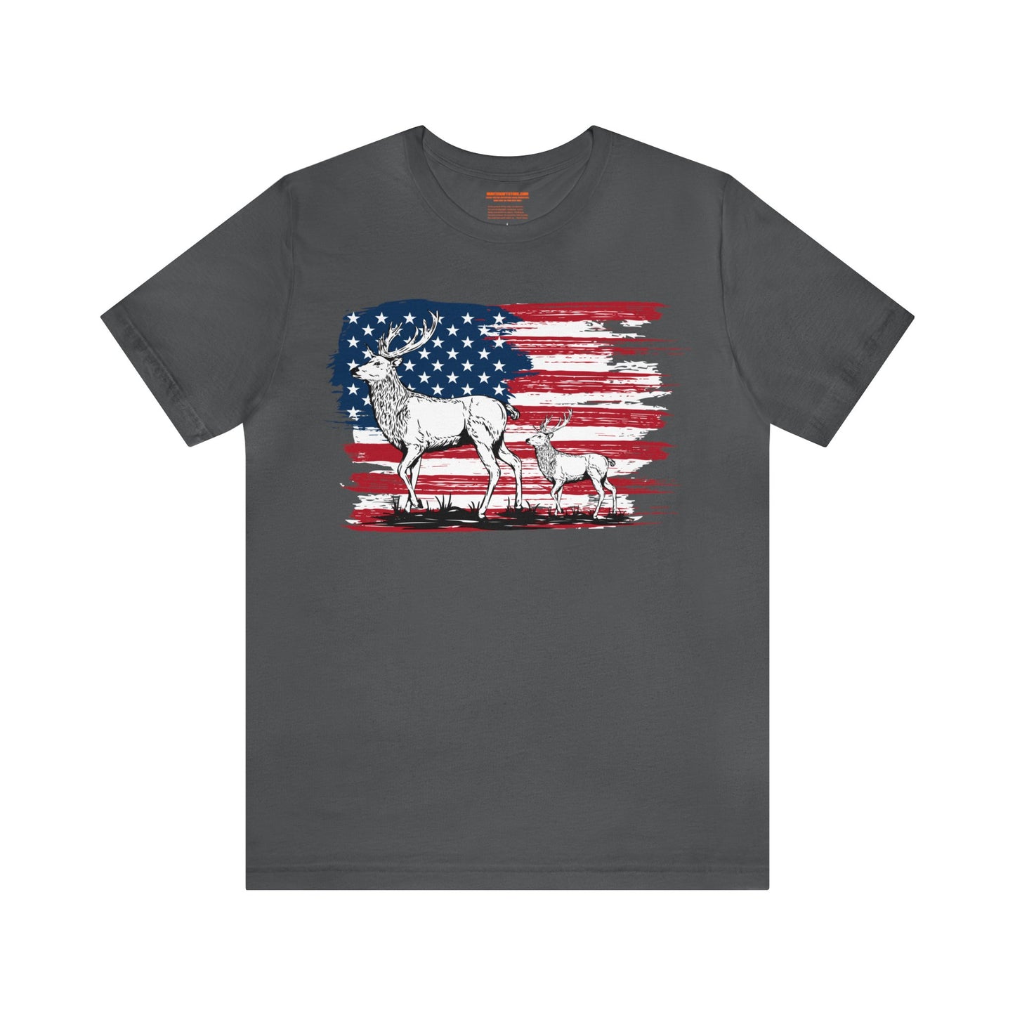 Elk American Flag T-Shirt