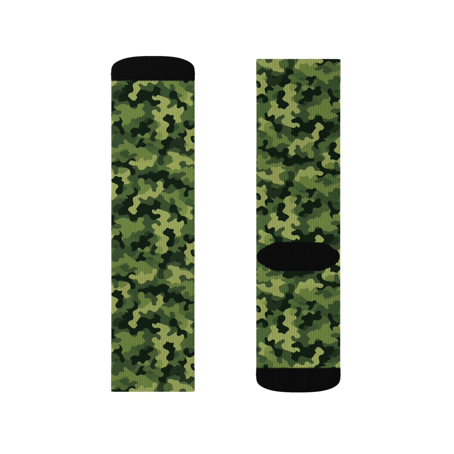 Light Green Camo Socks