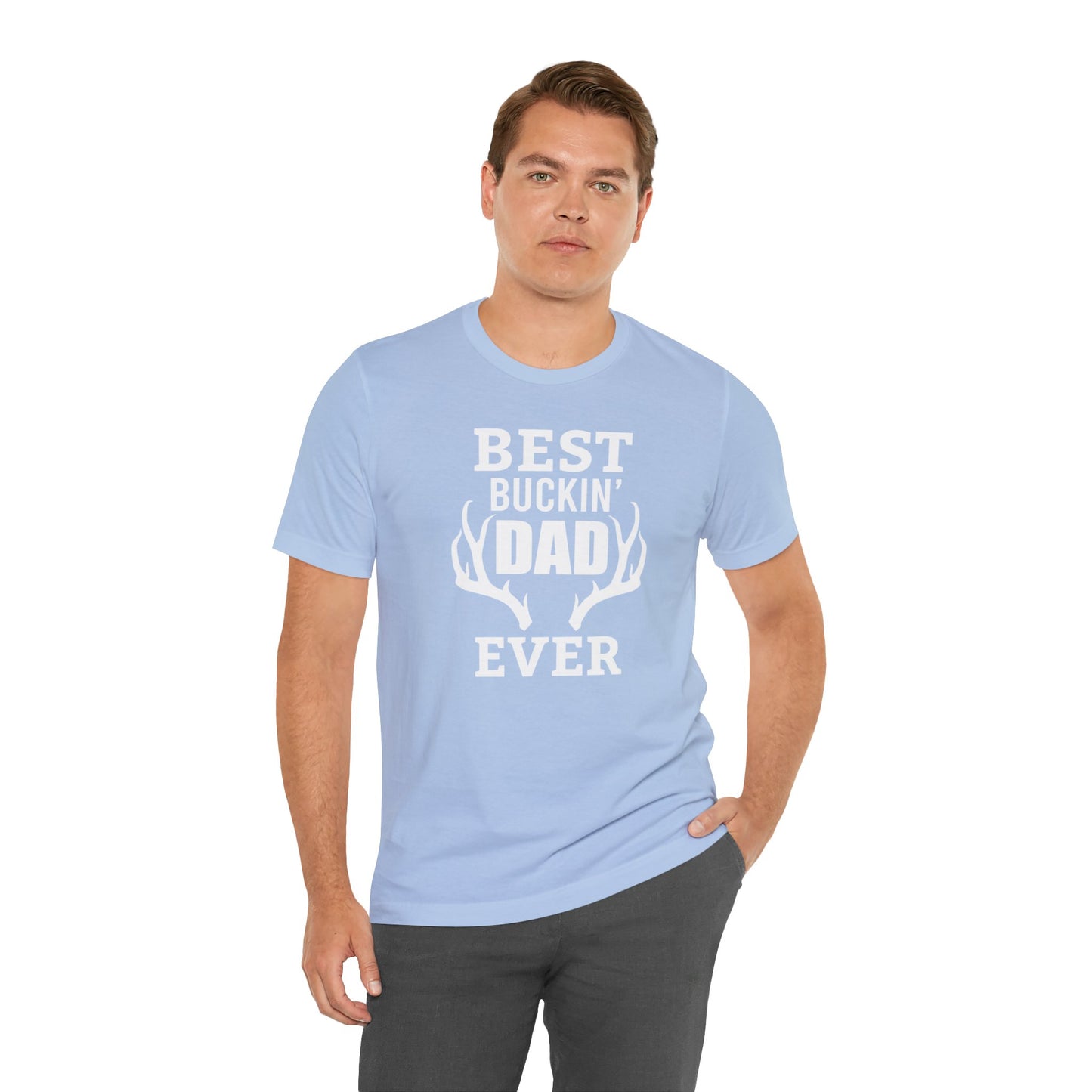 Best Bucking Dad Ever Antlers T-Shirt