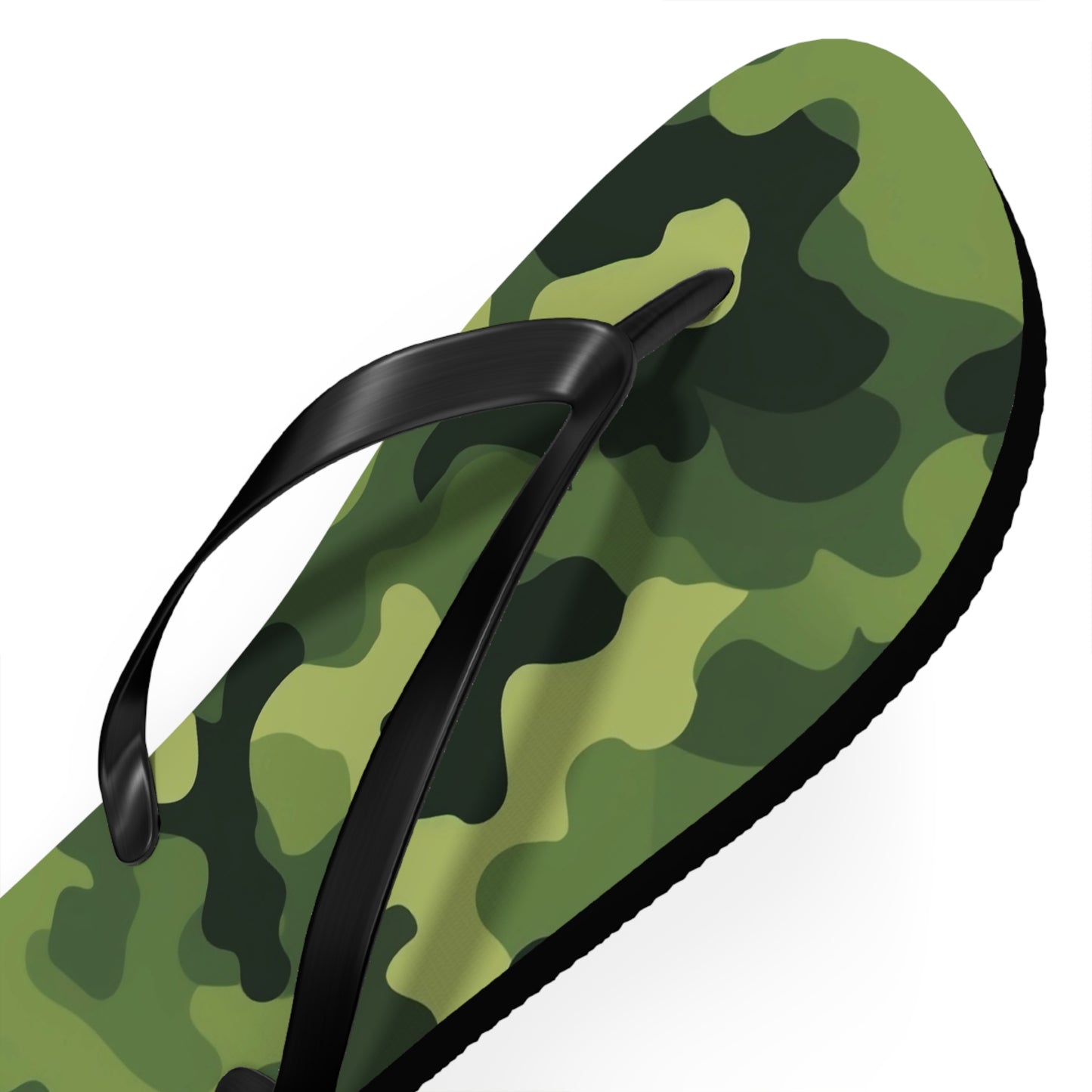 Light Green Camo Flip Flops