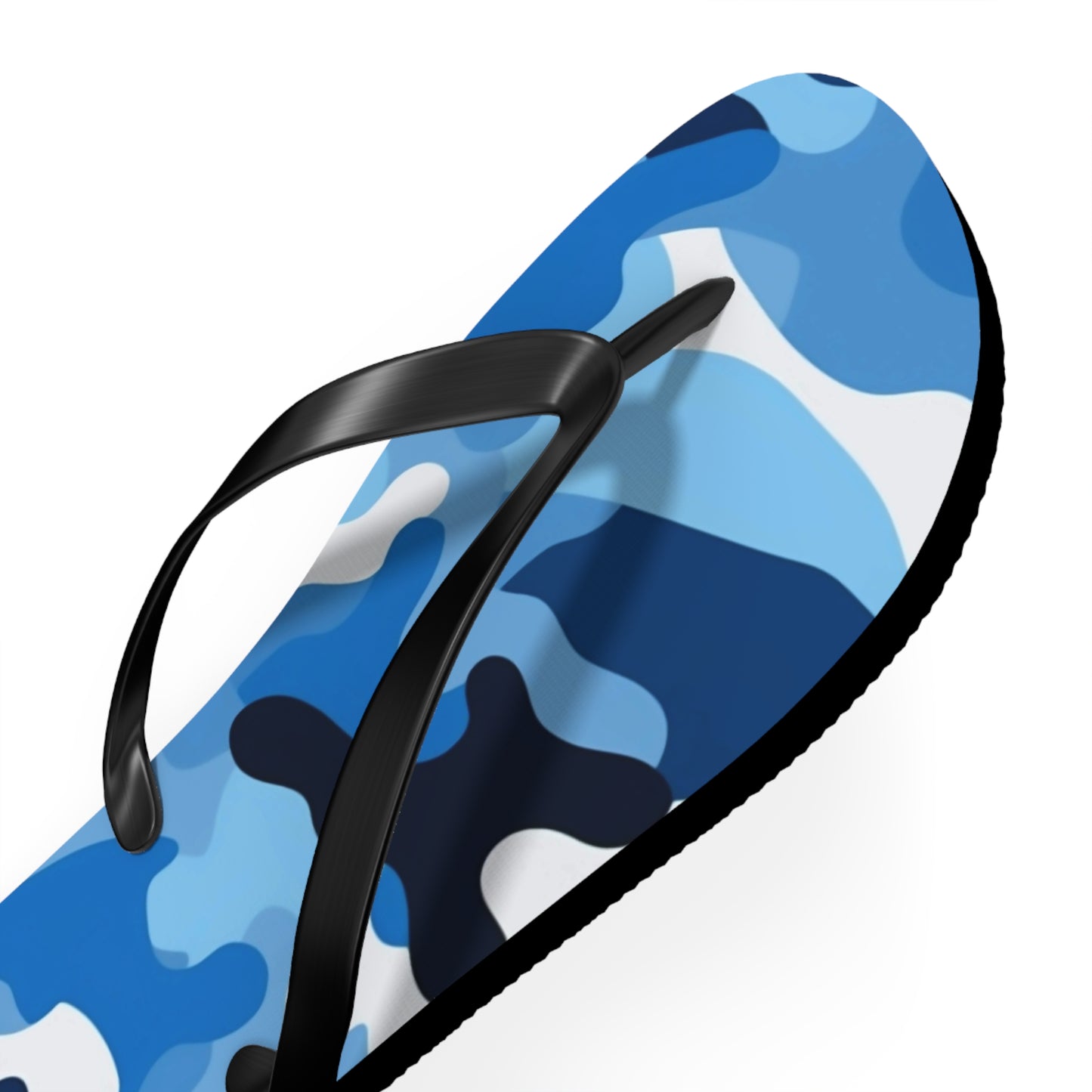 Blue Camo Flip Flops