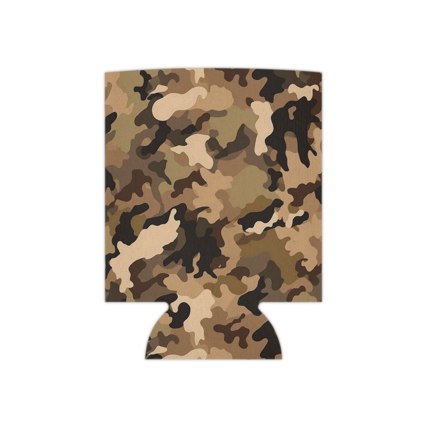 Brown Camo Can Cooler