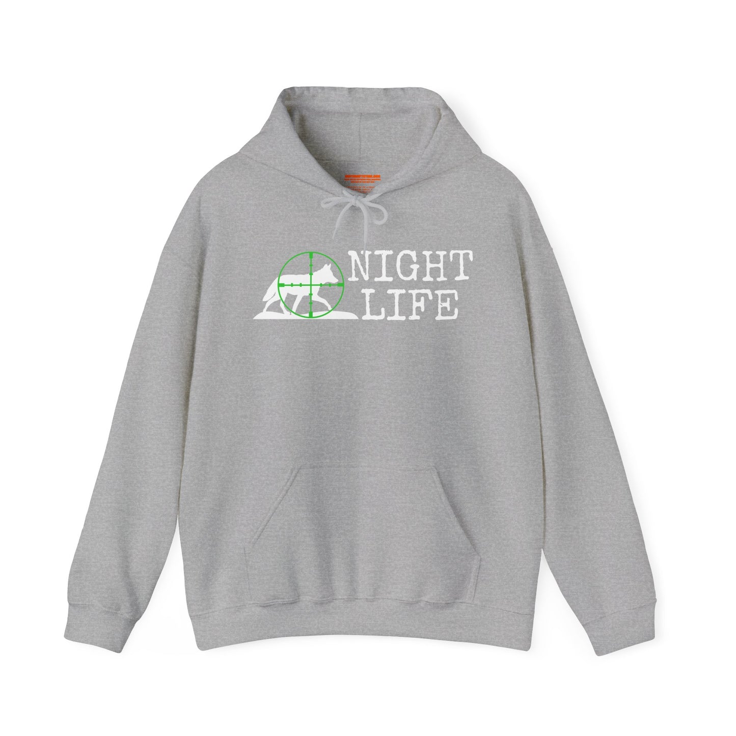 Coyote Night Night Life Green Scope Hooded Sweatshirt