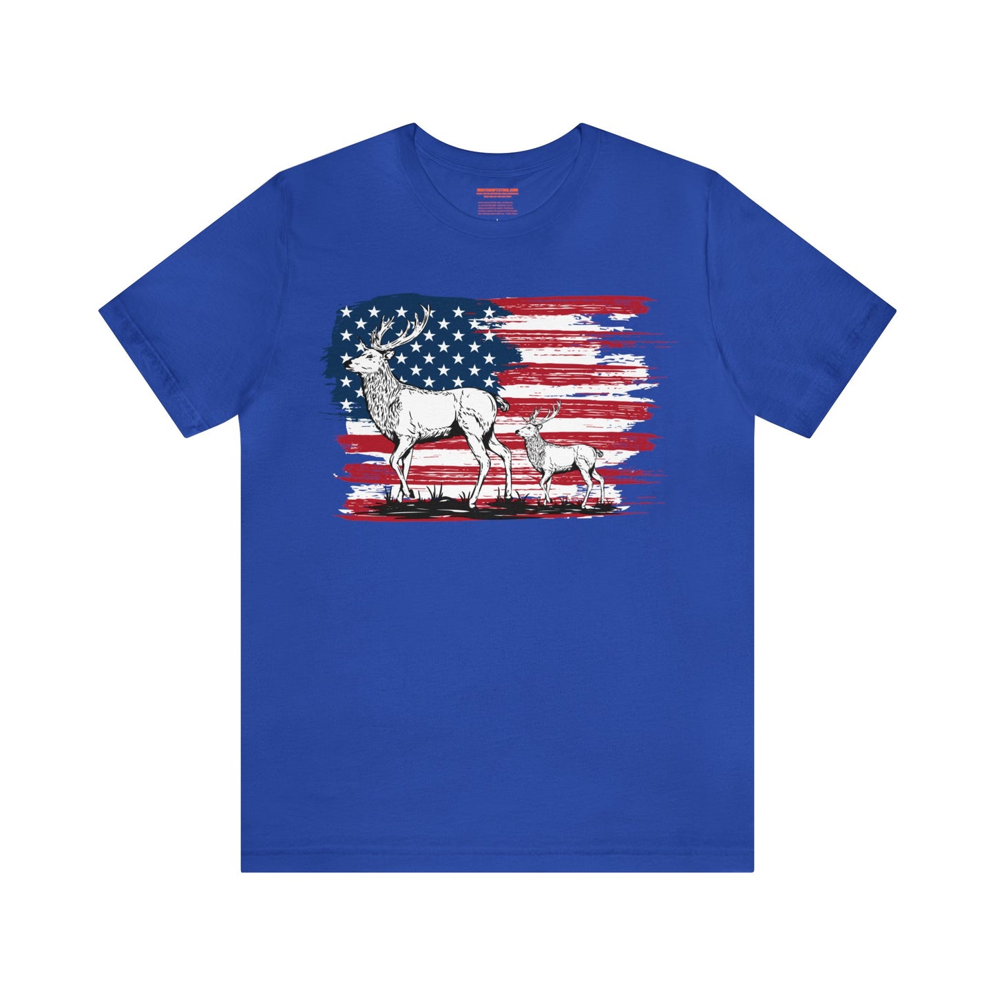 Elk American Flag T-Shirt