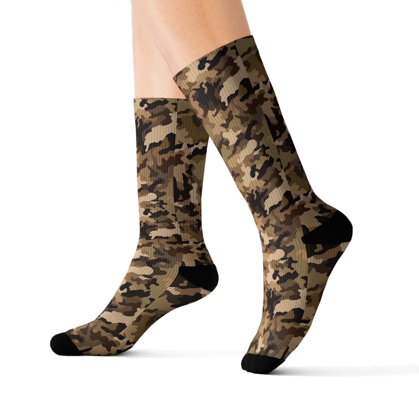 Brown Camo Socks