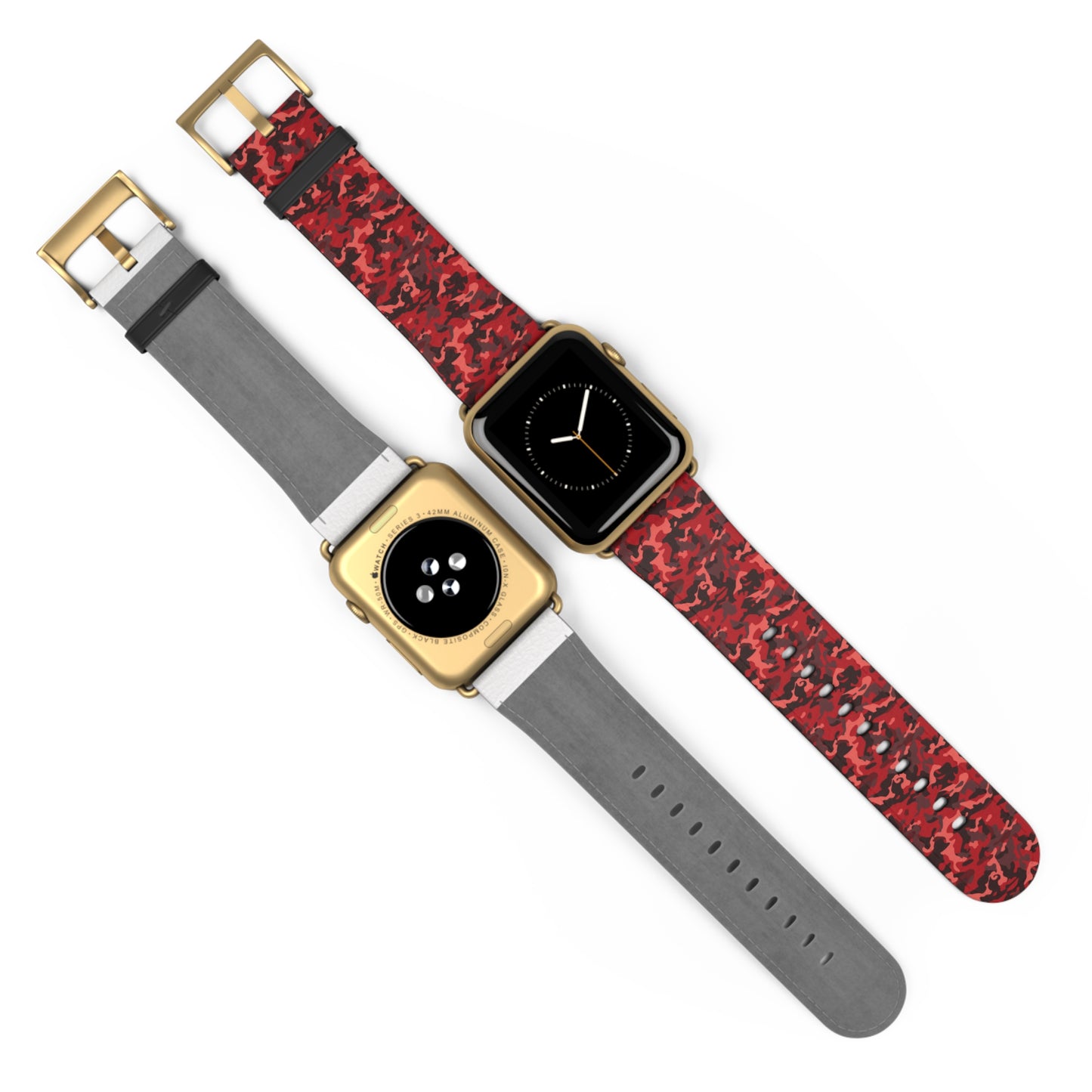 Red Camo Apple Watch Band