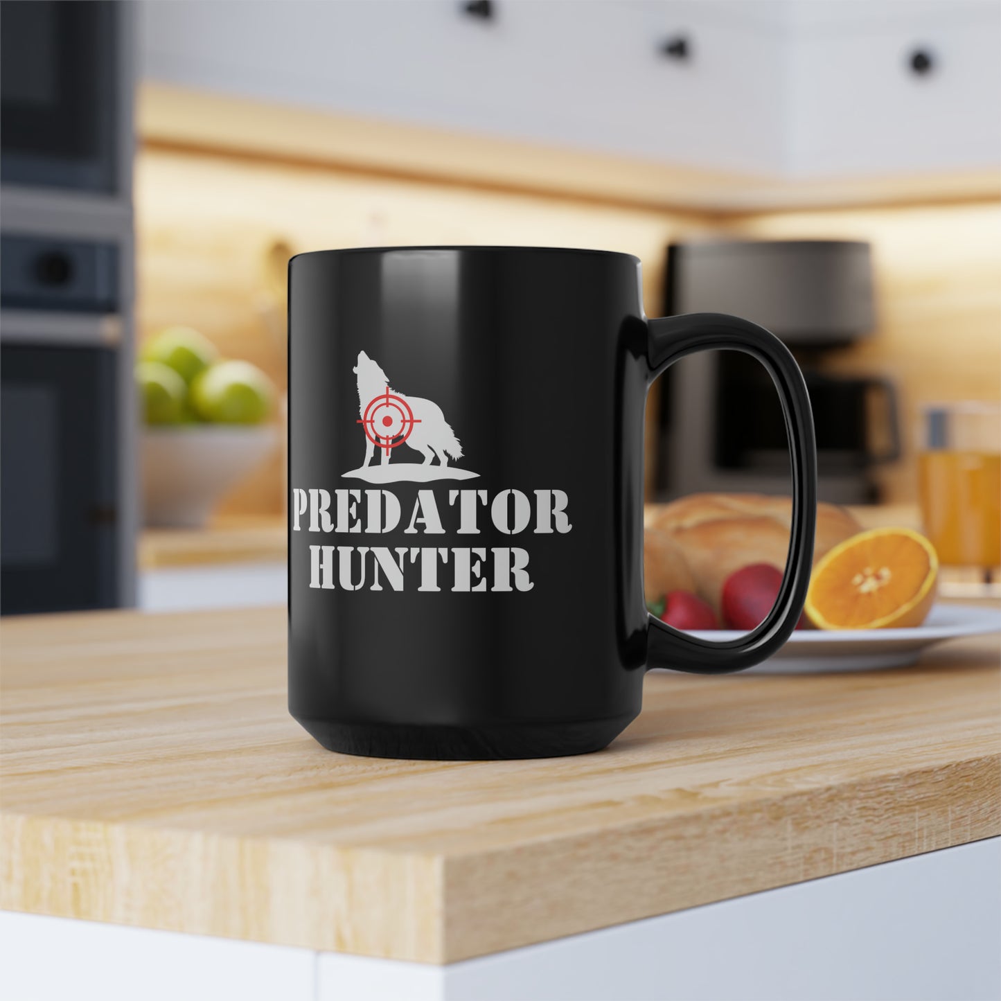 Coyote Predator Hunter Mug, 15oz