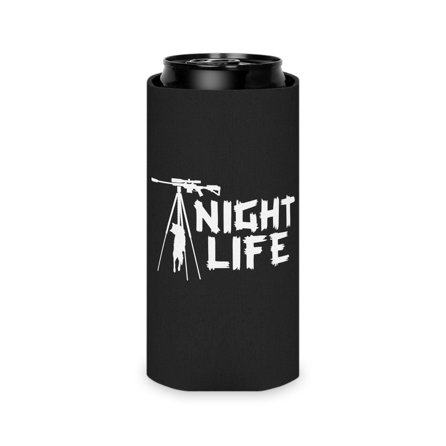 Night Life Coyote Hunting Can Cooler