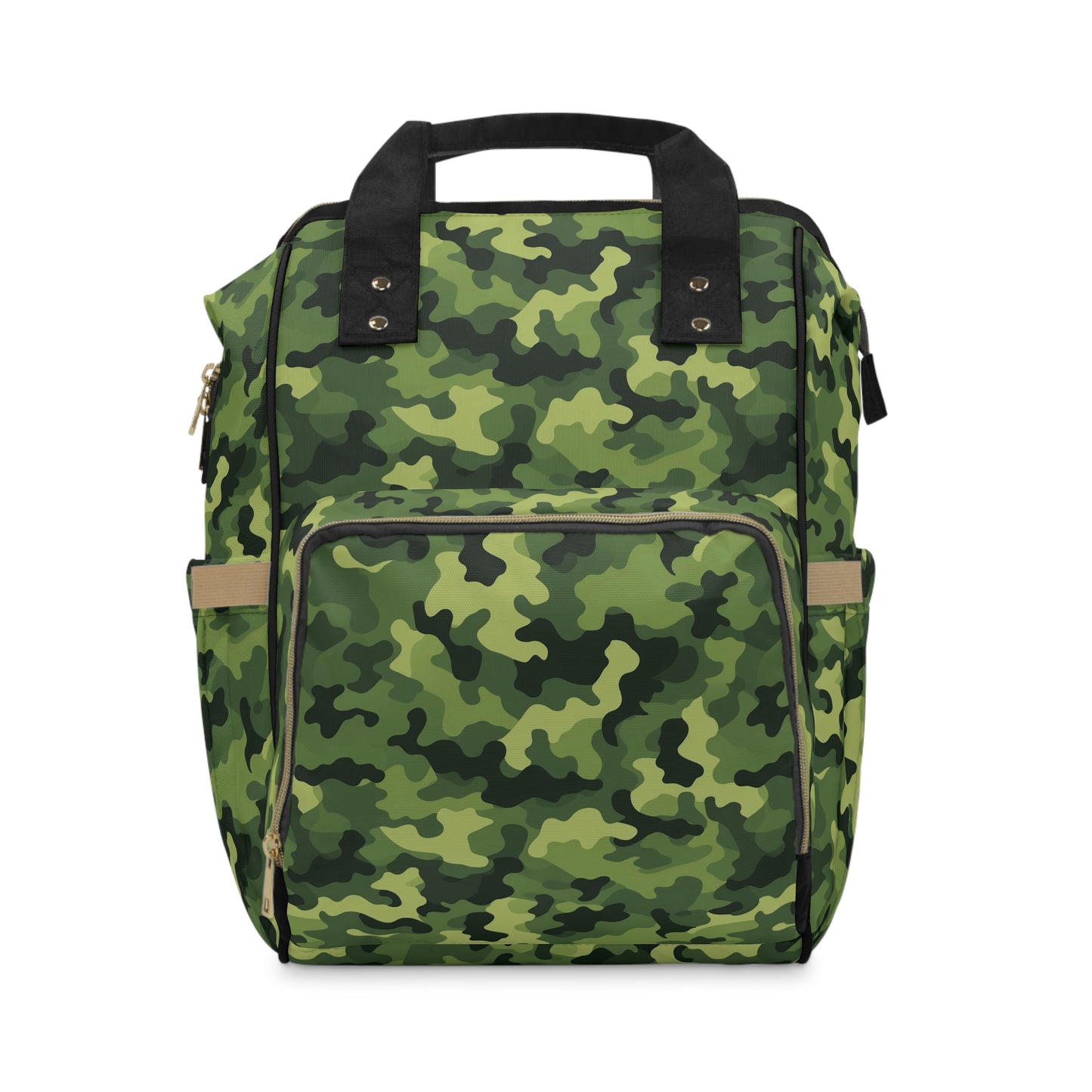 Light Green Camo Diaper Backpack