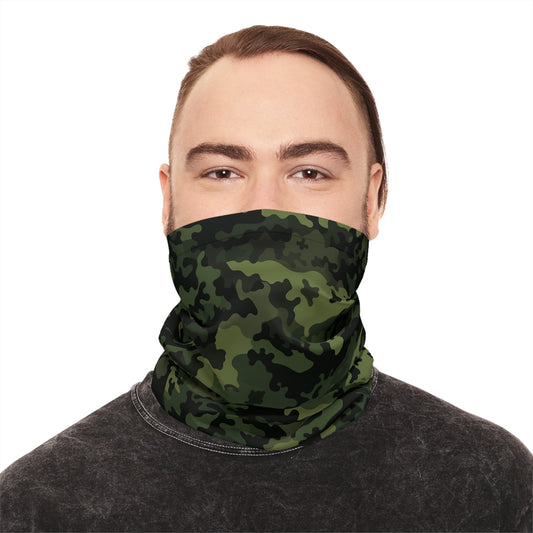 Green Camo Neck Gaiter