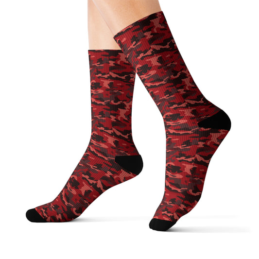 Red Camo Socks