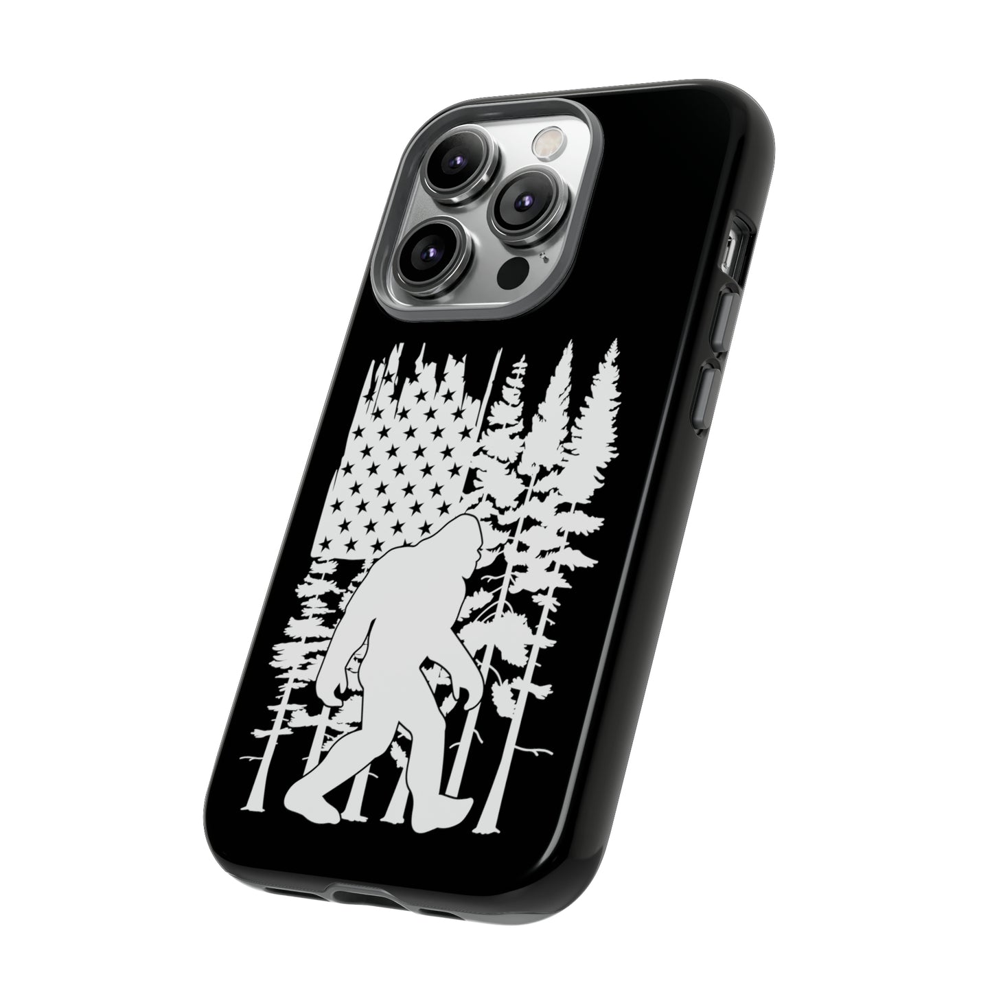 Bigfoot American Flag Phone Case