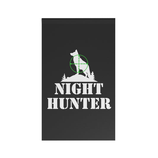 Coyote Night Hunter Green Dot Flag