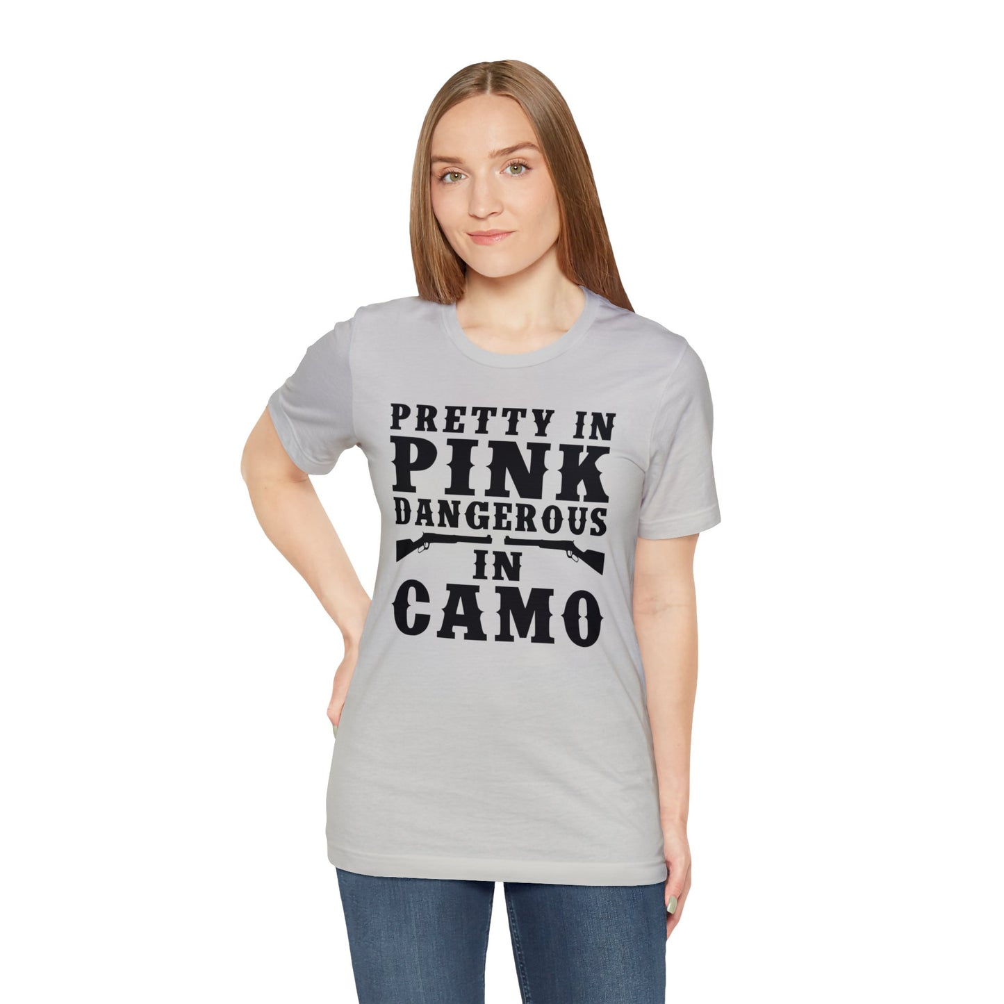 Pretty In Pink  Dangerous In Camo T-Shirt