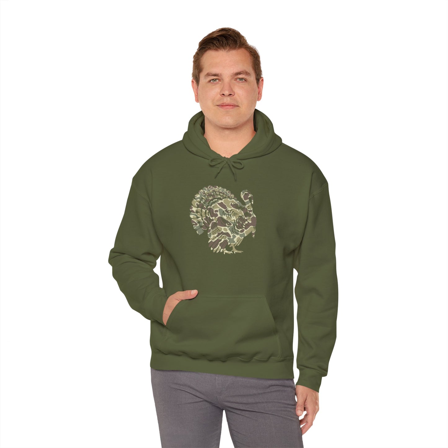 Camo Turkey  Hooded Sweatshirt