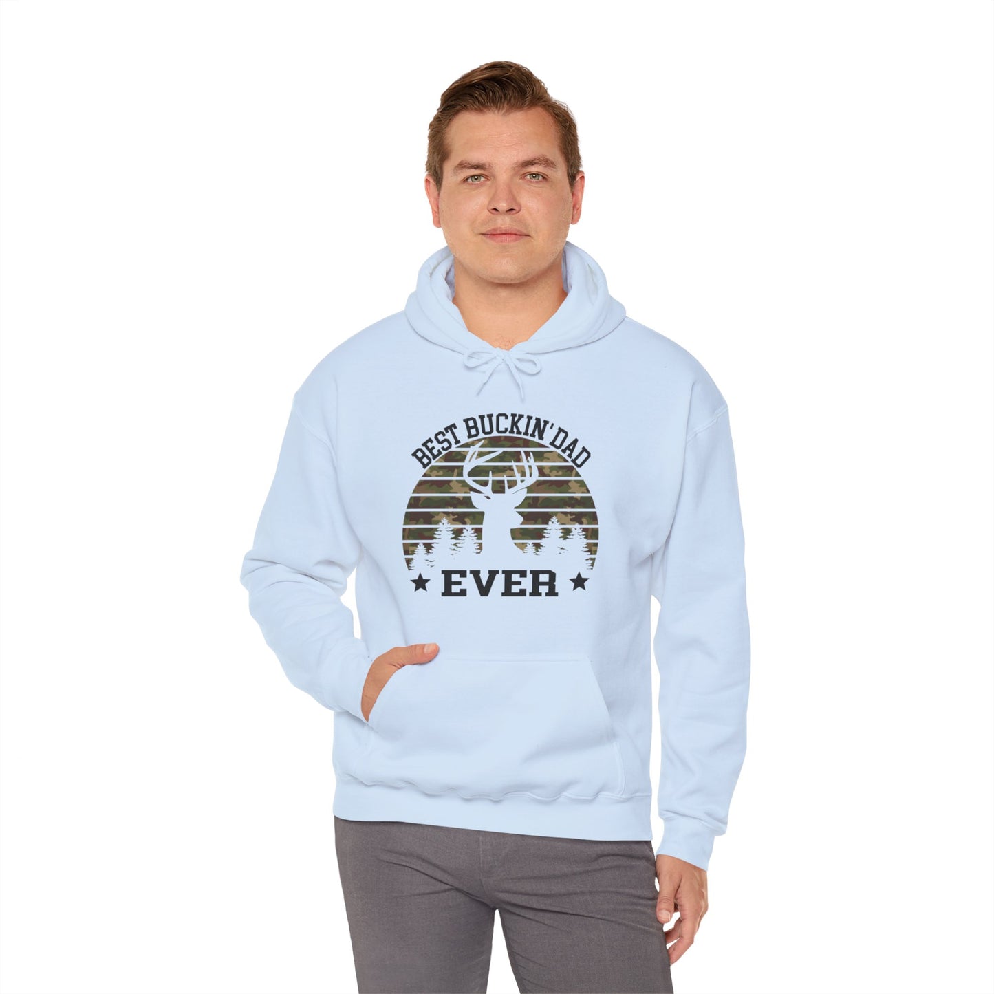 Best Bucking Dad Ever Hooded Sweatshirt