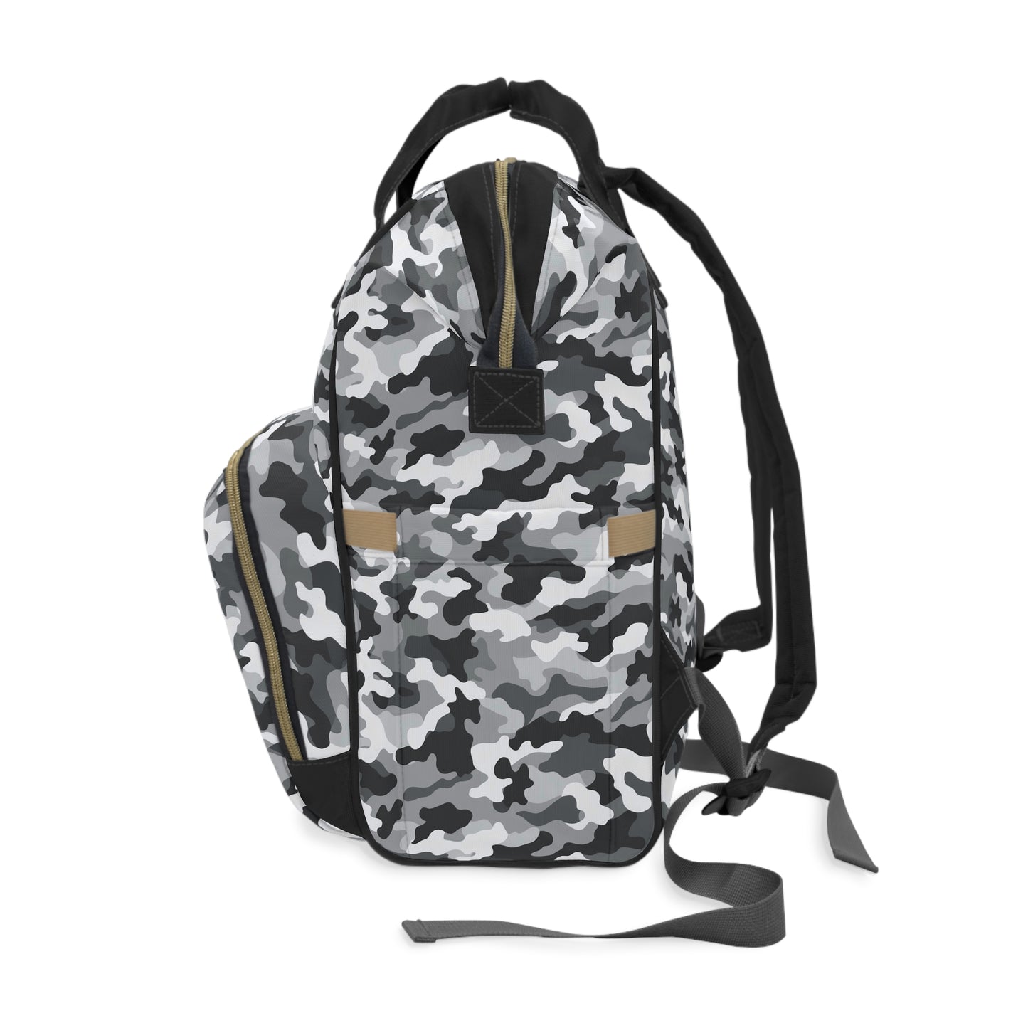 White Camo Diaper Backpack