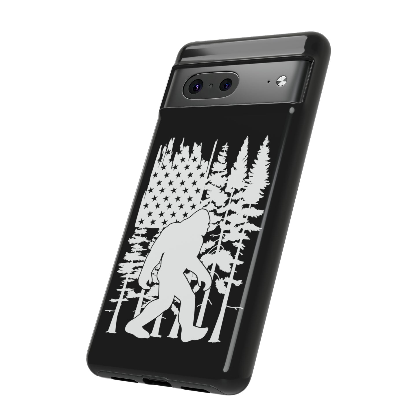 Bigfoot American Flag Phone Case