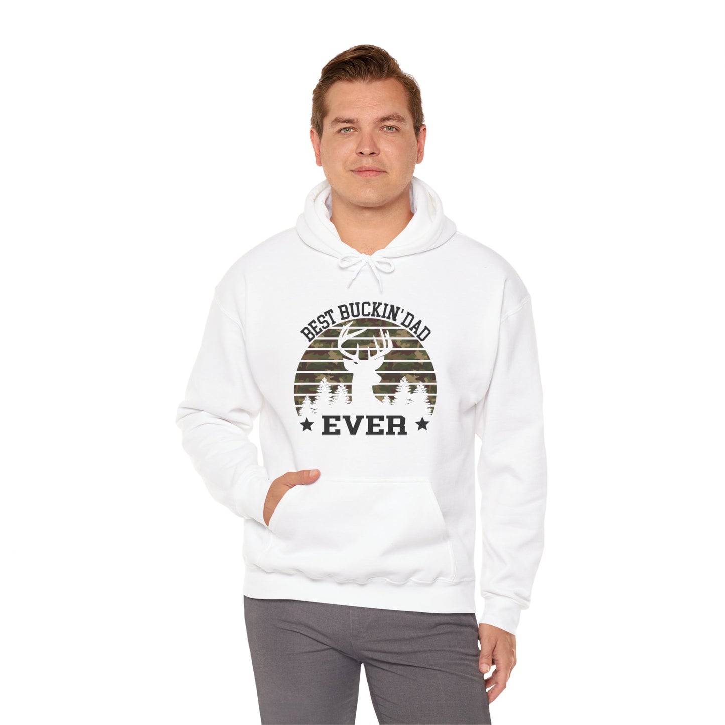 Best Bucking Dad Ever Hooded Sweatshirt