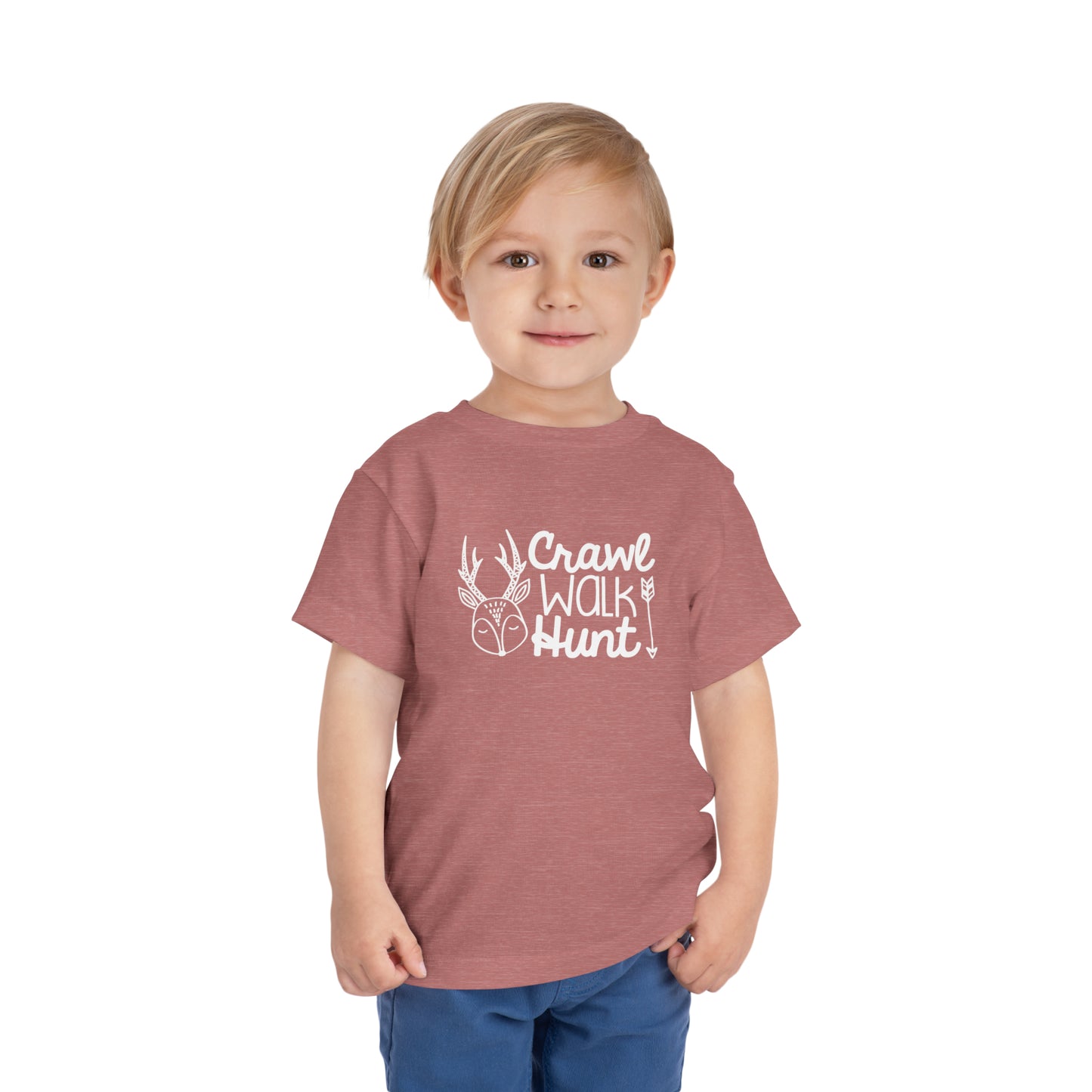 Crawl Walk Hunt Toddler T-Shirt