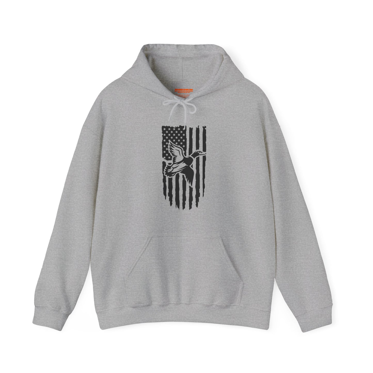 Duck American Flag Hooded Sweatshirt