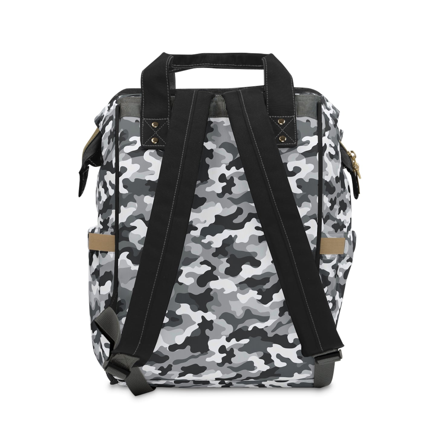 White Camo Diaper Backpack