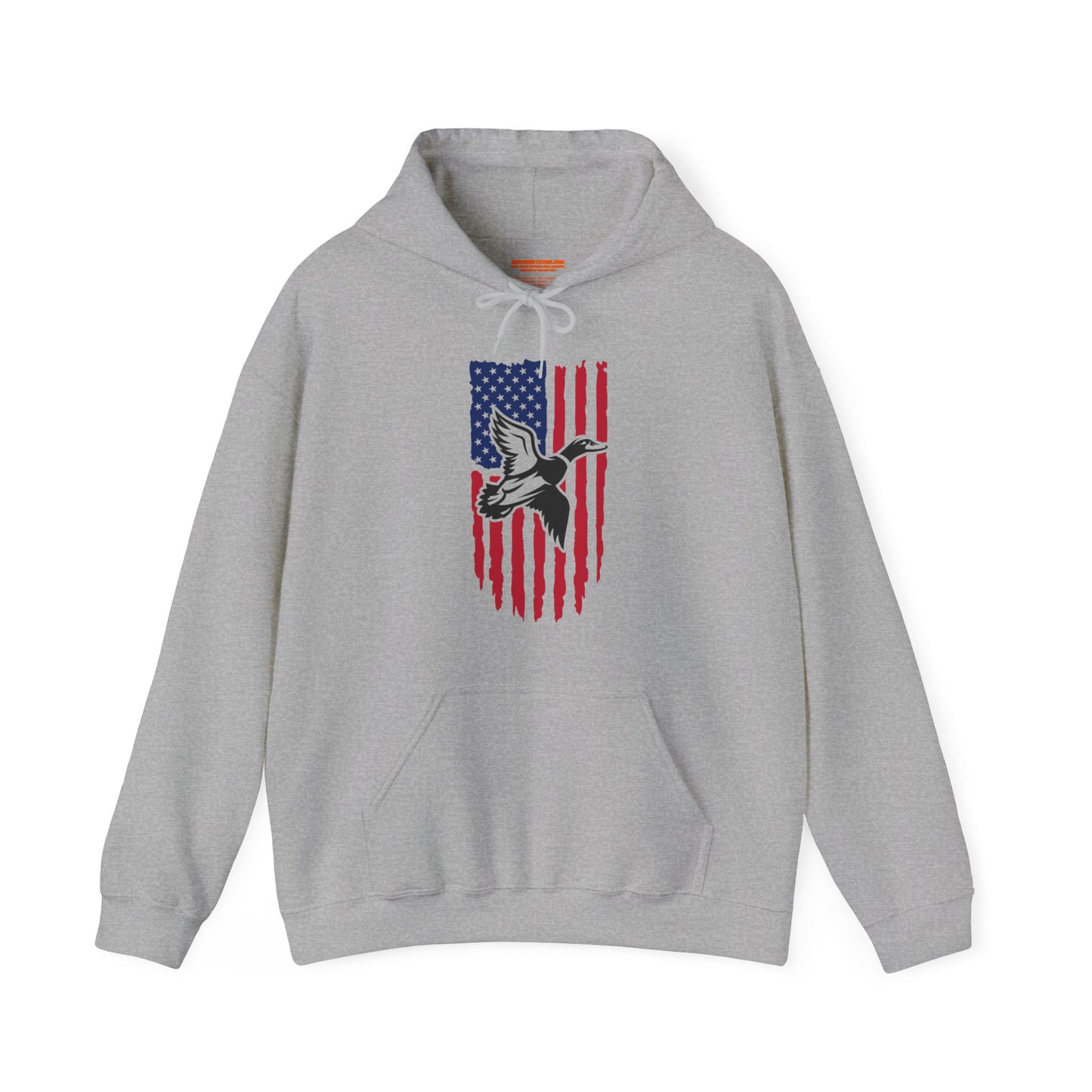 Duck American Flag Hooded Sweatshirt