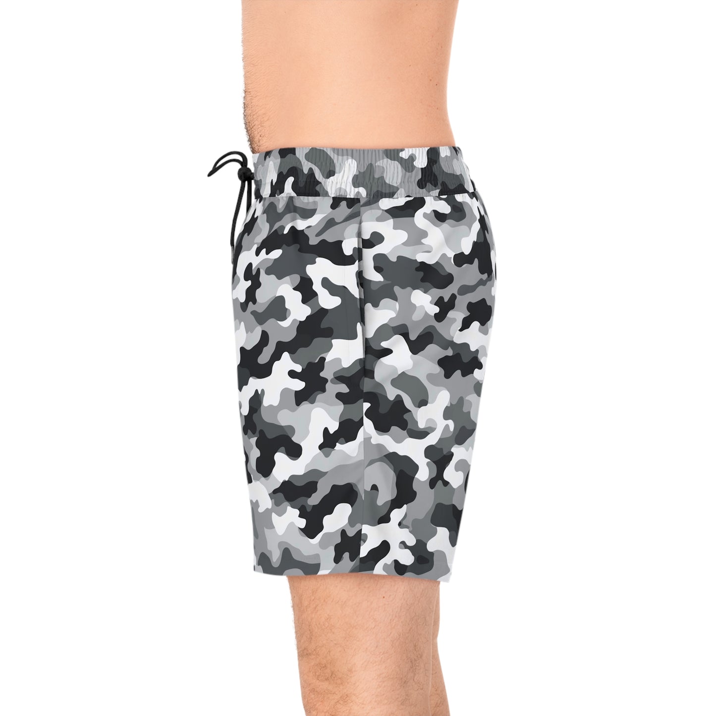 White Camo Swim Trunks