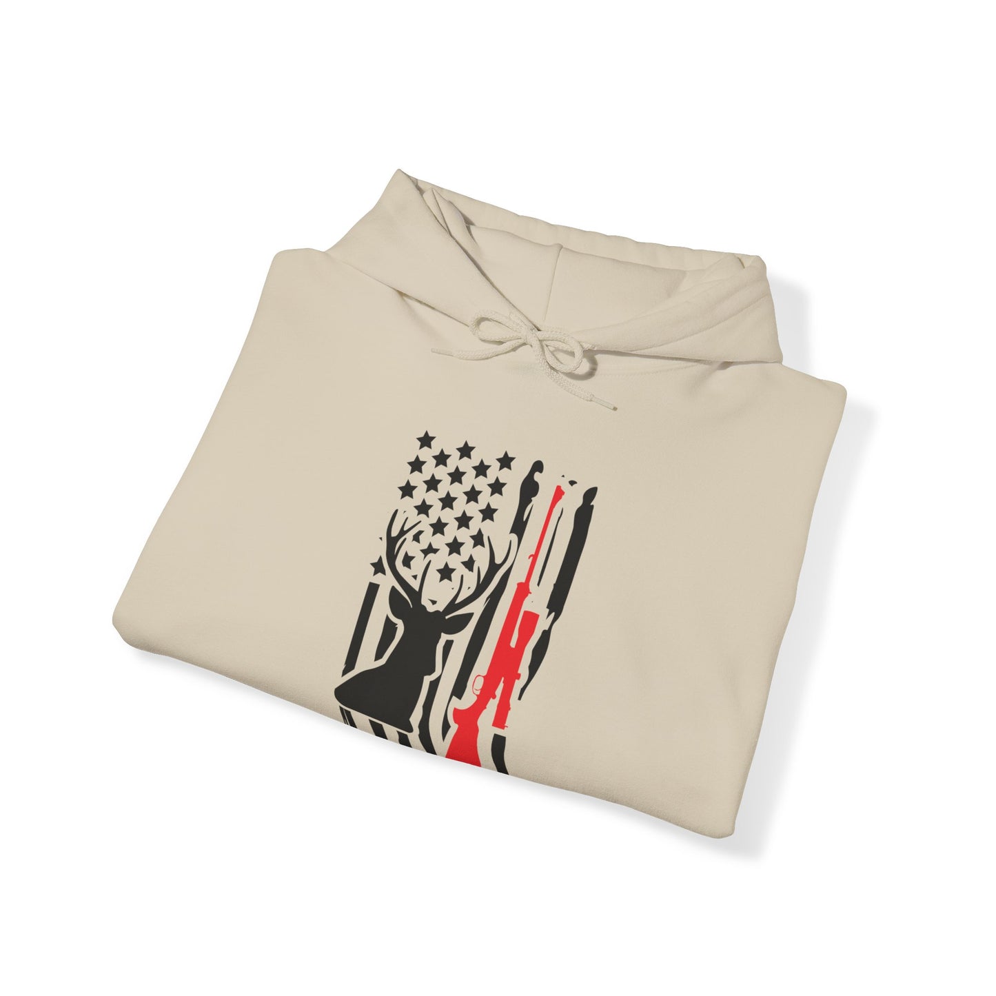 American Flag Rifle Hooded Sweatshirt