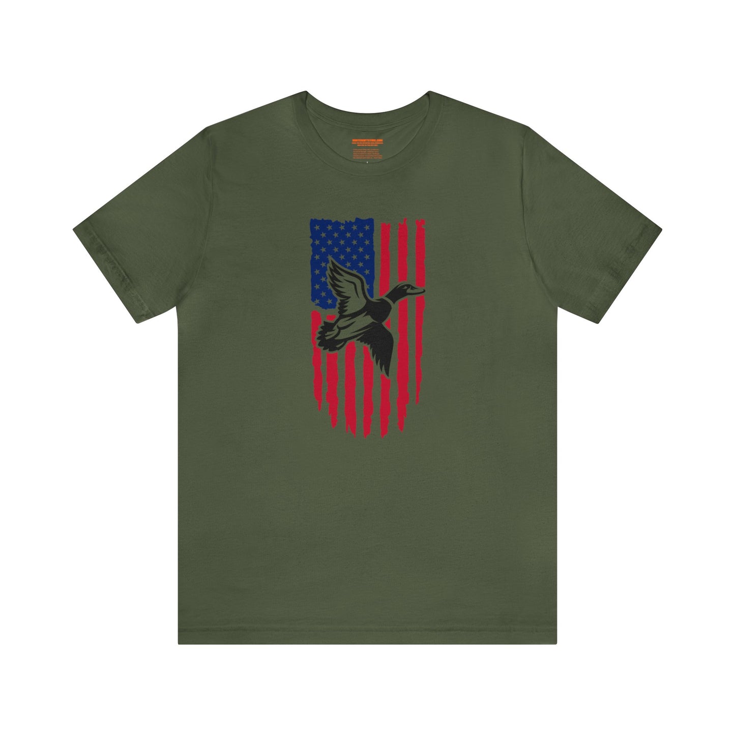 Duck Flying American Flag T-Shirt