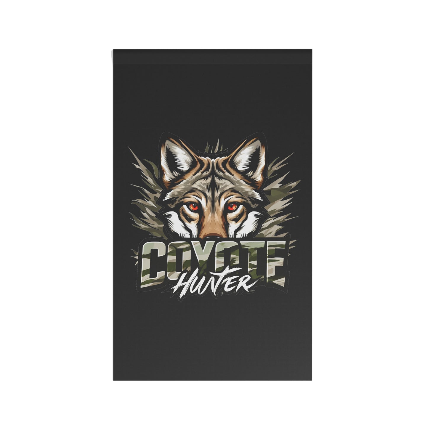 Coyote Head Hunter Flag