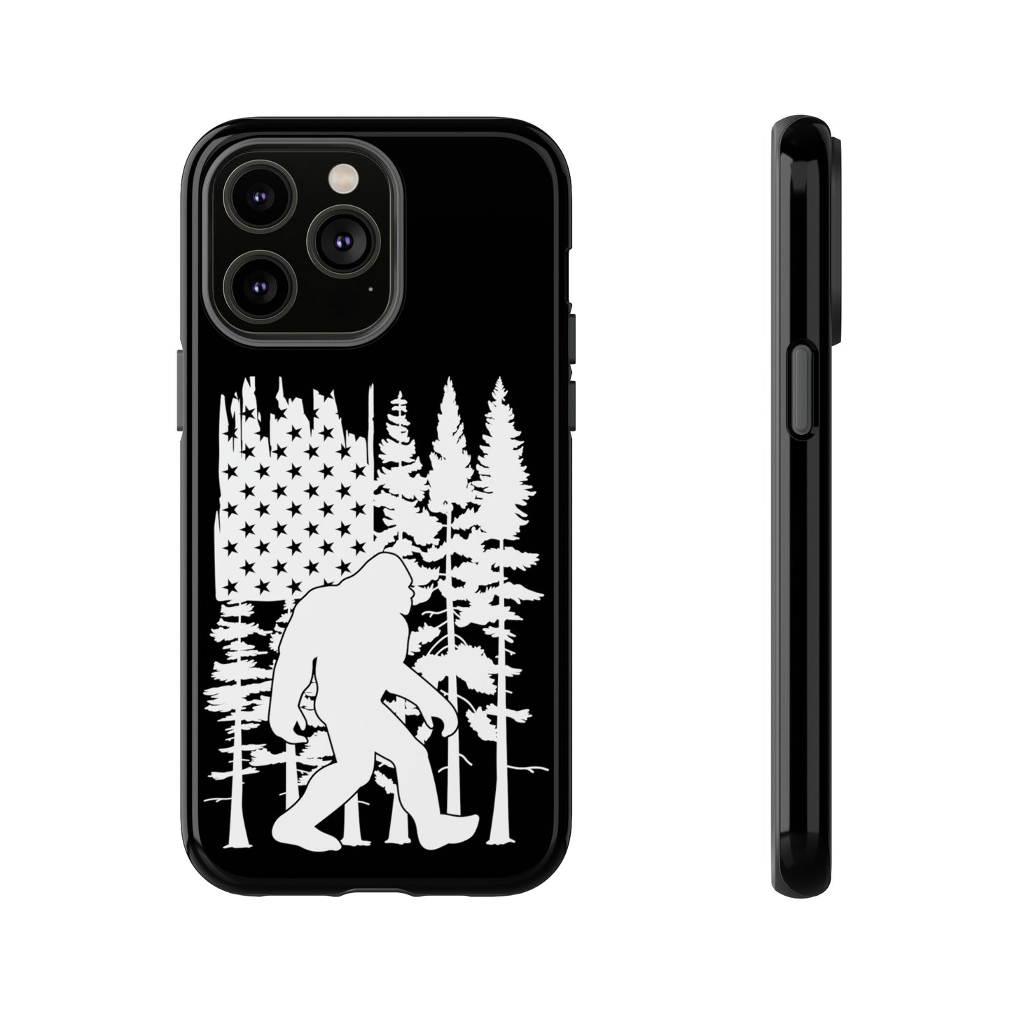 Bigfoot American Flag Phone Case