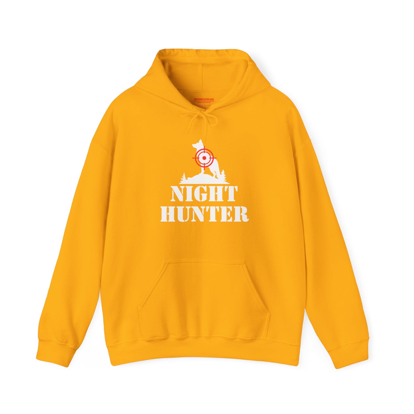 Coyote Night Hunter Red Dot Hooded Sweatshirt