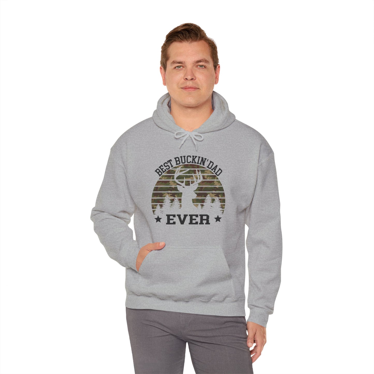 Best Bucking Dad Ever Hooded Sweatshirt