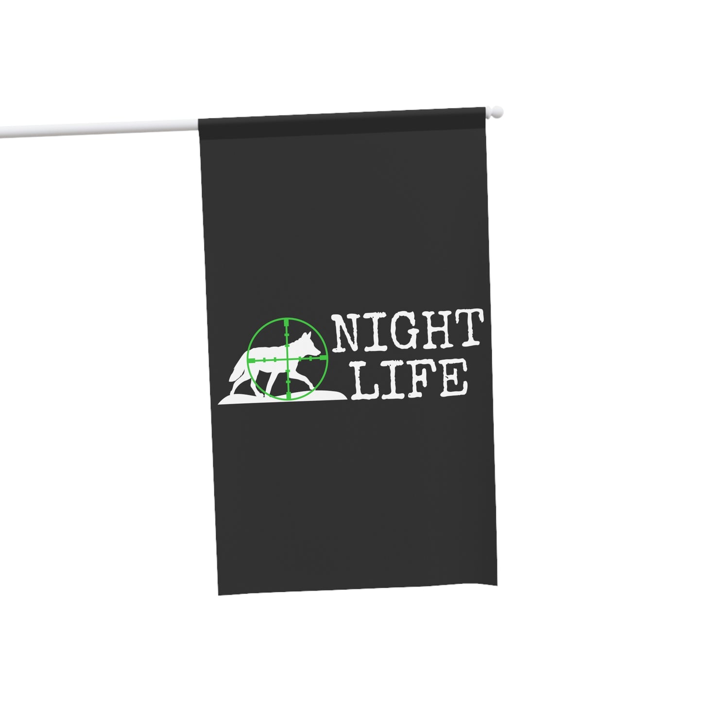 Coyote Night Life Green Scope Flag