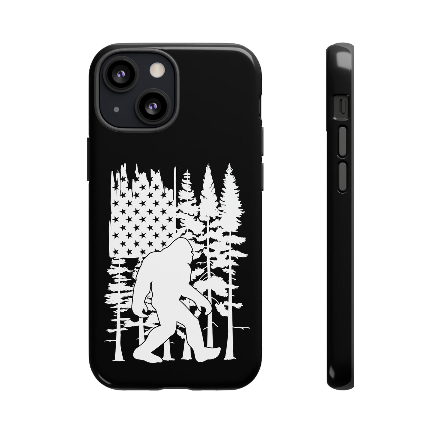 Bigfoot American Flag Phone Case