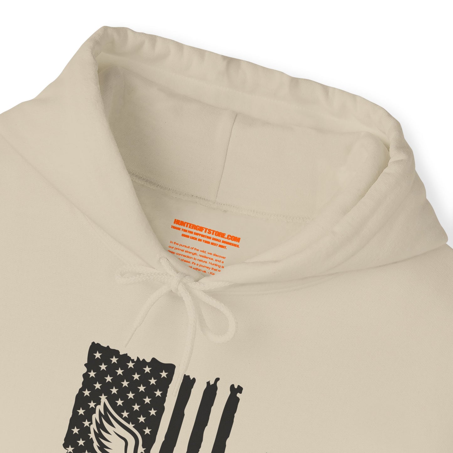 Duck American Flag Hooded Sweatshirt