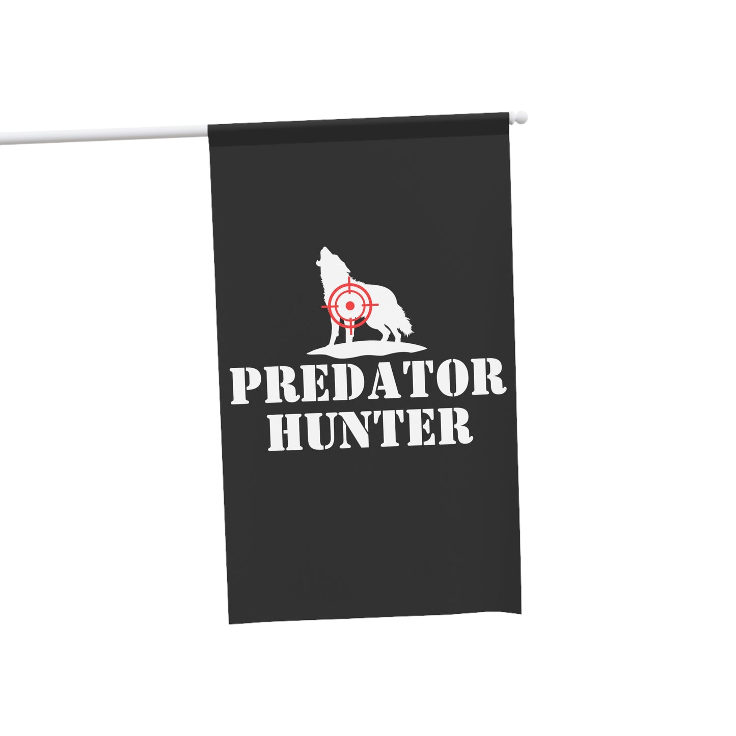 Coyote Predator Hunter Night Life Flag