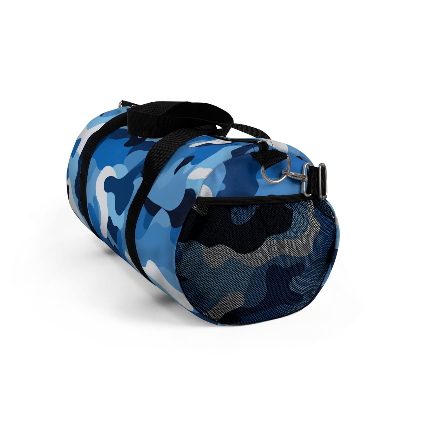 Blue Camo Duffel Bag