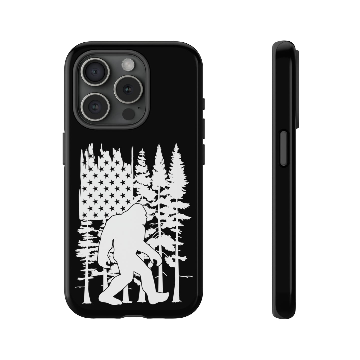 Bigfoot American Flag Phone Case