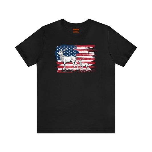 Hunting American Flag T-Shirt