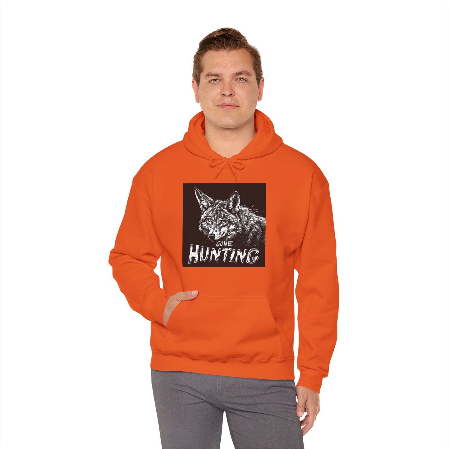 Gone Coyote Hunting Hooded Sweatshirt